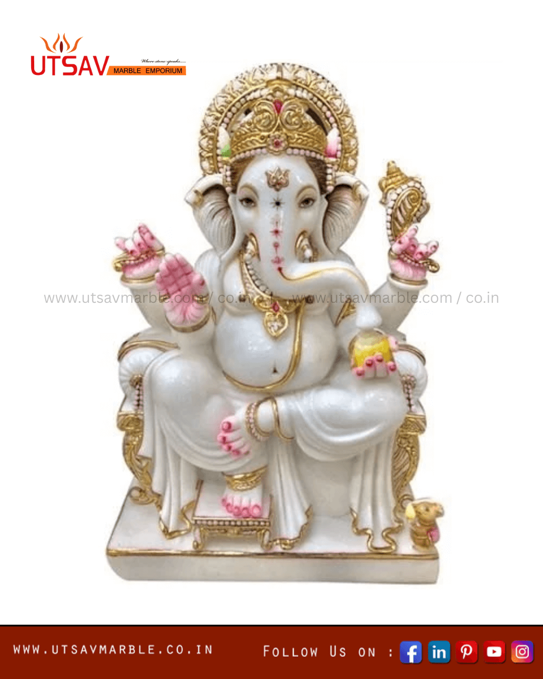 Marble Pooja mandir for home