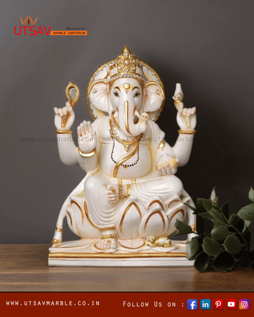 Marble Pooja mandir for home