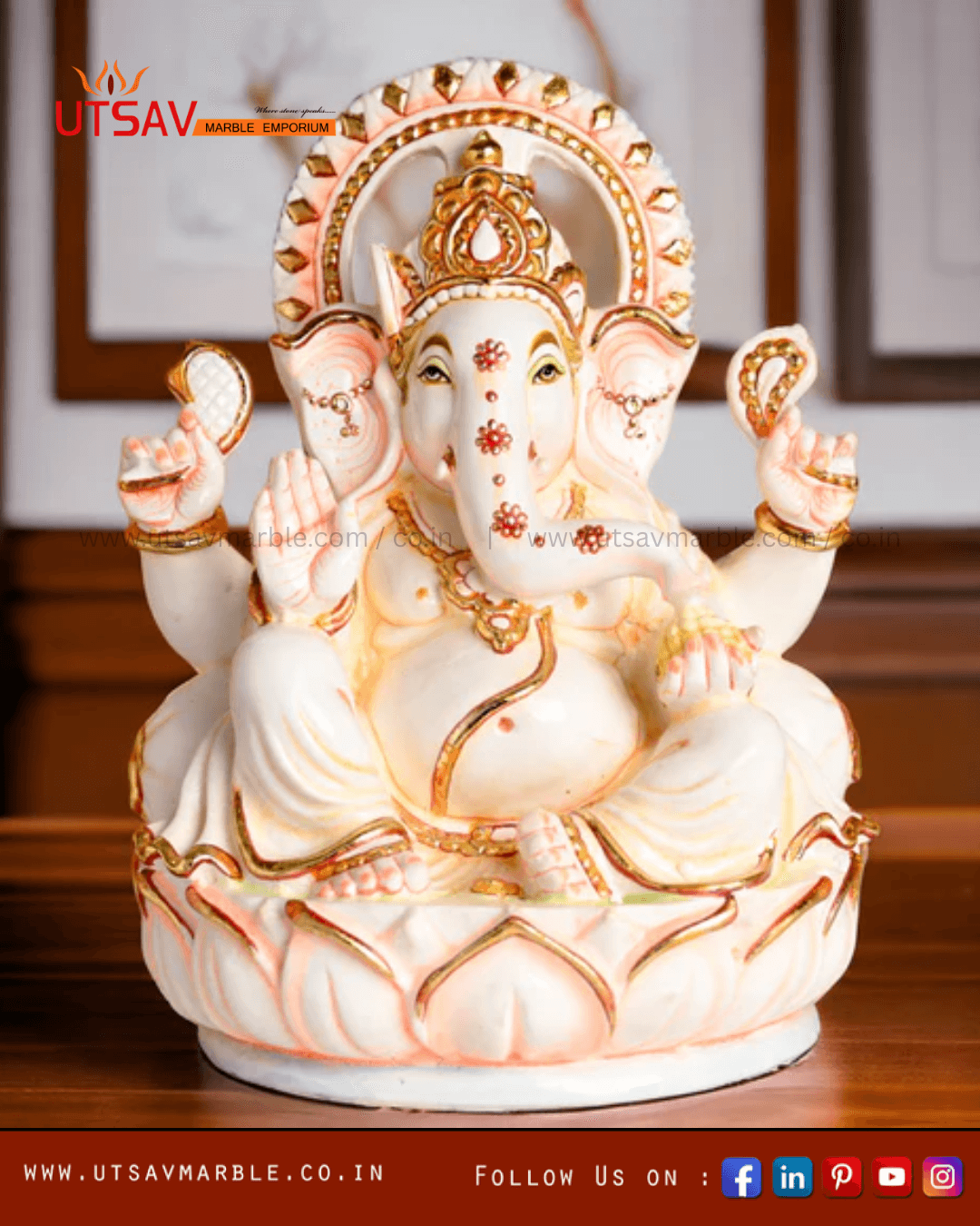 Marble Pooja mandir for home