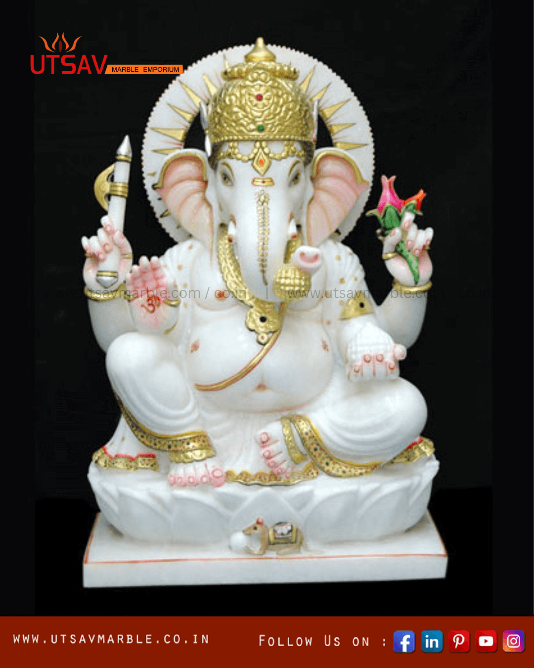 Marble Pooja mandir for home