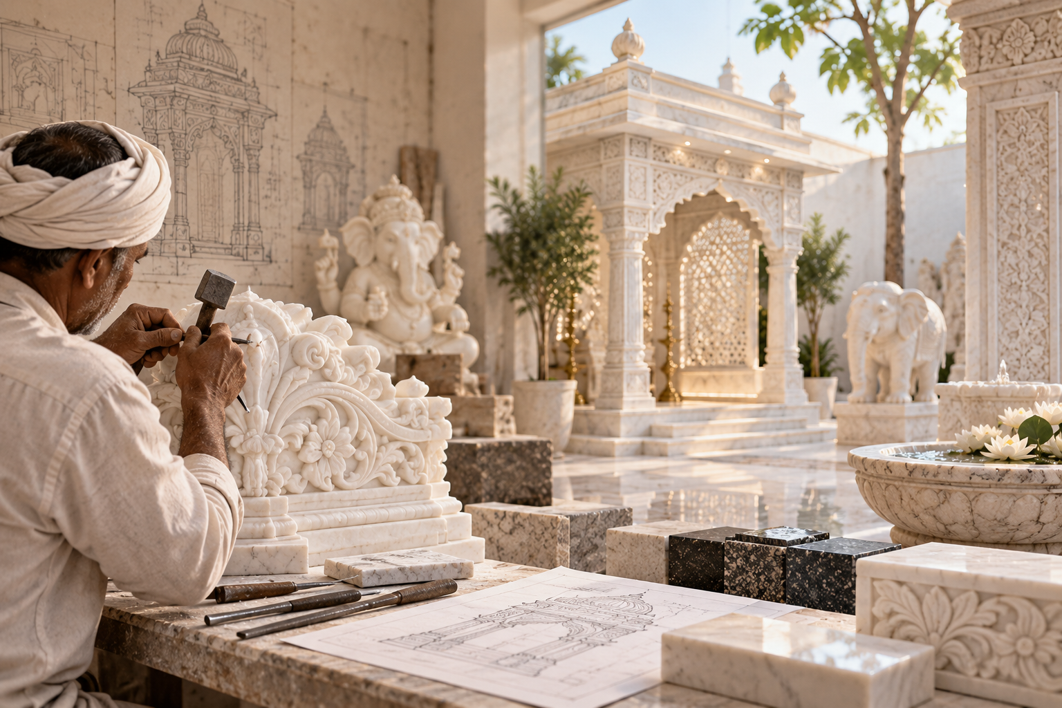 Marble craftsmanship